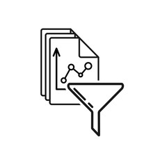 Сортировка, анализ экономических данных. Значок.