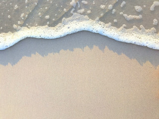 Beach sand with copy space