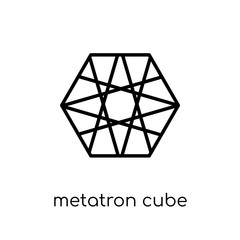 Metatron cube icon from Geometry collection.