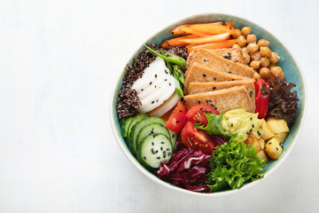Buddha bowl with tofu