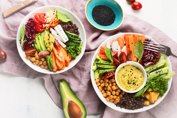 Vegetarian buddha bowl