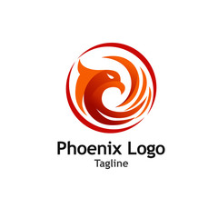 Creative Phoenix Logo Vector