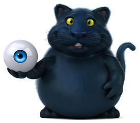 Fun cat - 3D Illustration