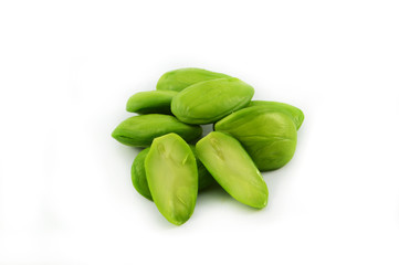 parkia speciosa seeds isolated bitter bean