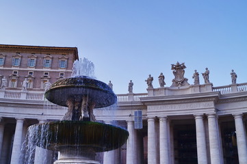 Saint Peter square, Vatican City, Rome, Italy
