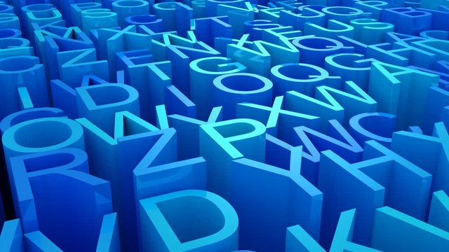 Background of Letters
