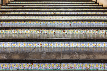 Stair of Caltagirone in Sicily