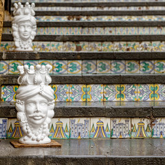 Stair of Caltagirone in Sicily