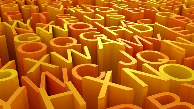 Background of Letters
