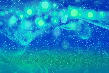 fantastic shiny glitter lights defocused bokeh abstract background with sparks fly, festival mockup texture with blank space for your content