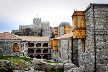 Rabati Castle is a medieval castle complex in Akhaltsikhe, Georgia. 
