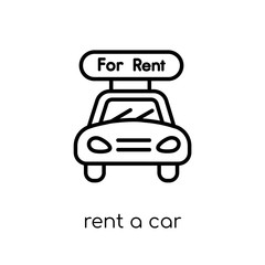 Rent a car icon from Hotel collection.