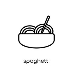 Spaghetti icon from Restaurant collection.