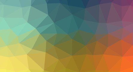 Obraz premium Abstract Low-Poly Triangular Modern Geometric Background. Colorful Polygonal Mosaic Pattern Template. Repeating Routine With Triangles. Origami Style With Gradient. Futuristic Design Backdrop