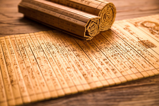 Bamboo slips