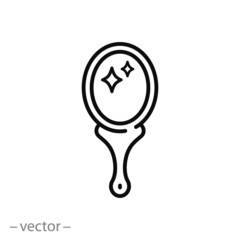 mirror icon vector