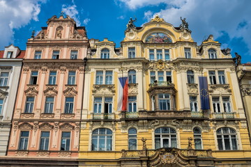 Fototapeta na wymiar Prag, Sanierte Häuser