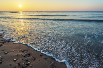 Waterscape of Baltic sea.