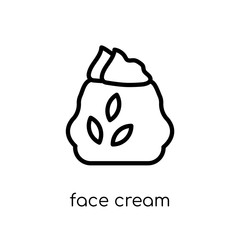face cream icon from Hygiene collection.