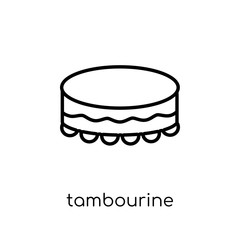 Tambourine icon from collection.