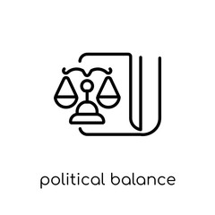 political Balance icon from Political collection.