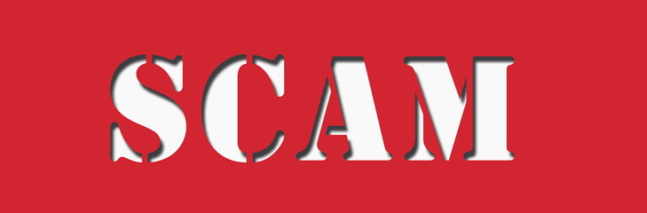 SCAM Banner Stamp