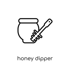 honey dipper icon from Kitchen collection.