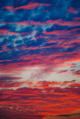 ドラマチックな夕暮