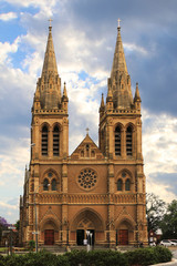 Fototapeta na wymiar St. Peter Cathedral in Adelaide, South Australia