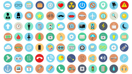 Set of vector illustration icons