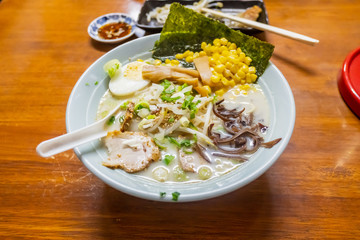 Tonkotsu Ramen, Japanese noodle,Kyushu,Japan