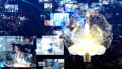 AI Artificial Intelligence) concept.