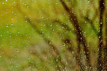 chuva vidro