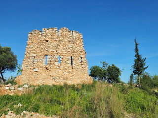 Ruinas de una torre de vigilancia romana