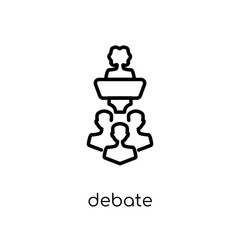 Debate icon from collection.