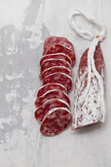 Fuet Traditional Spanish thin dried sausage