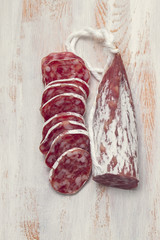 Fuet Traditional Spanish thin dried sausage