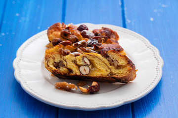 traditional portuguese Christmas cake bolo de rainha