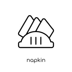 Napkin icon from collection.