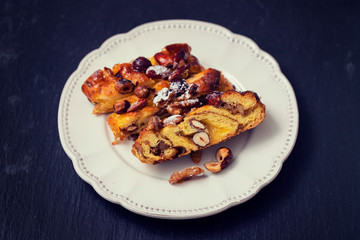 traditional portuguese Christmas cake bolo de rainha