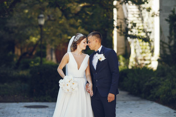 Beautiful wedding couple