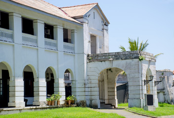 Fototapeta na wymiar Place of interest Sri Lanka old fort of Galle