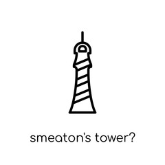 Smeaton's Tower? icon. Trendy modern flat linear vector Smeaton's Tower? icon on white background from thin line Nautical collection