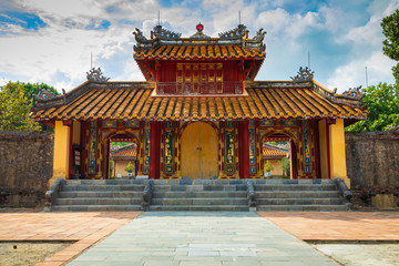 Fototapeta premium Imperial Minh Mang Tomb in Hue, Vietnam.