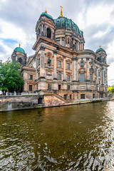 Fototapeta na wymiar Supreme Parish and Collegiate Church or Berliner Dom, the Cathedral of Berlin.