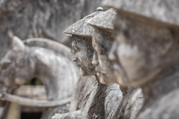 Imperial Khai Dinh Tomb in Hue, Vietnam. A UNESCO World Heritage Site.