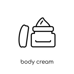 body Cream icon from Hygiene collection.