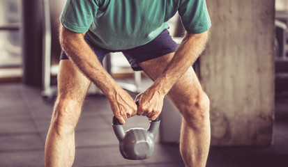 Obraz premium Forever fit, that’s his motto.