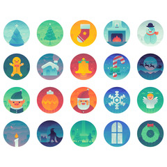 Christmas Gradient Icons