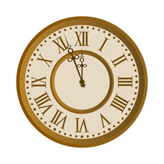 Old vintage clock face.